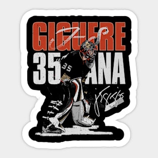 Jean-Sebastien Giguere Anaheim Bold Sticker